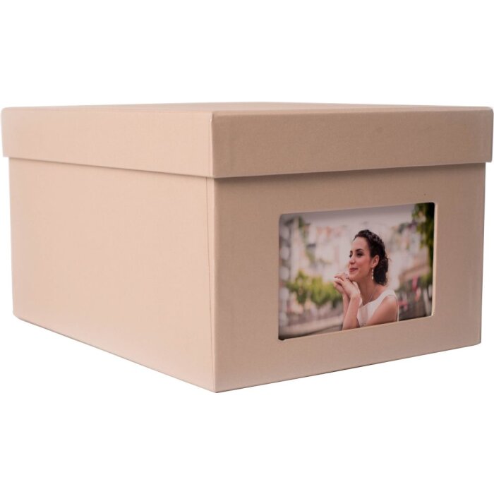 HNFD XL fotobox Kandra 700 fotografií 13x18 cm šedá metalíza