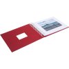 HNFD spirálové album BULDANA rosso žebrované 23x17 cm 40 bílých stran