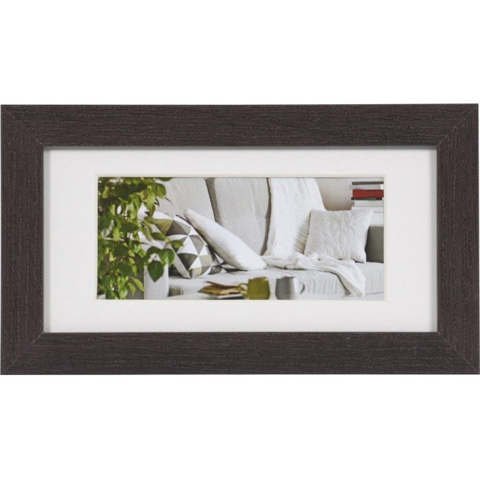 Rám na obraz moderní 10x20 cm tmavě hnědý
