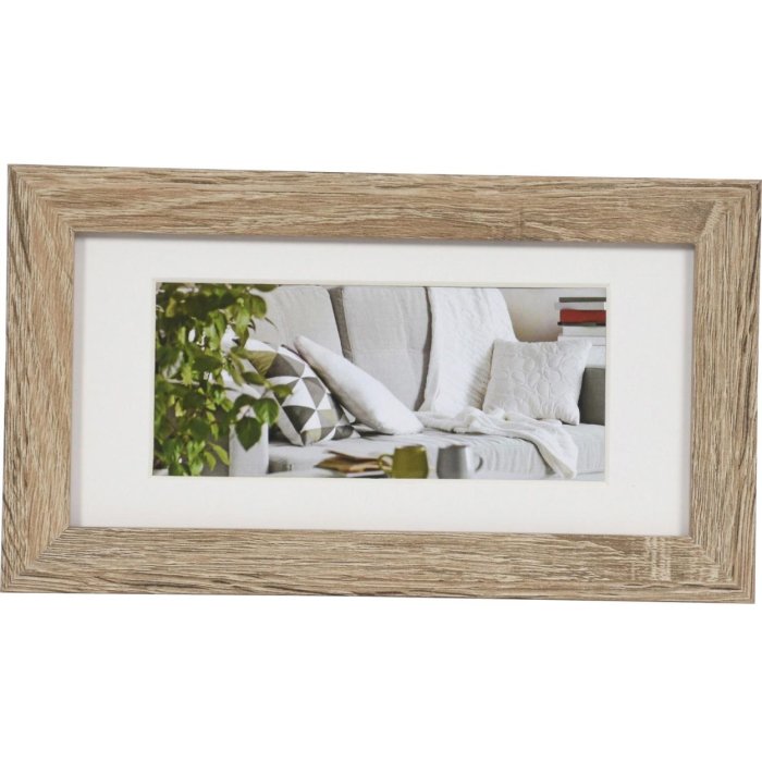 Rám na obraz moderní 10x20 cm středně hnědý