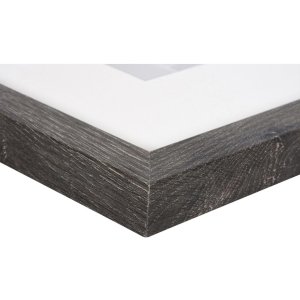 Rám na obrázky Henzo Modern 10x20 cm tmavě šedý s paspartou 7x15 cm