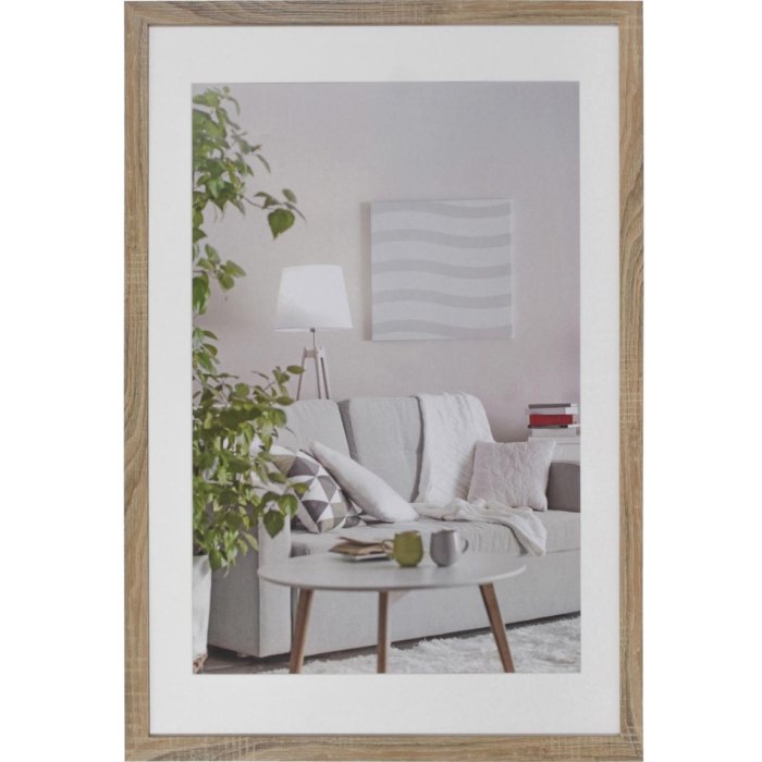 Rám obrazu moderní 60x90 cm středně hnědý