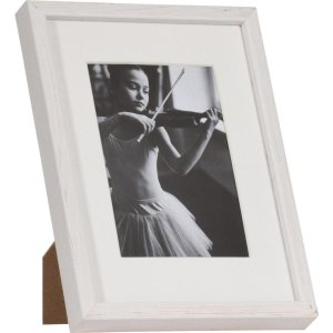 Dřevěný rám Viola 13x18 cm bílý