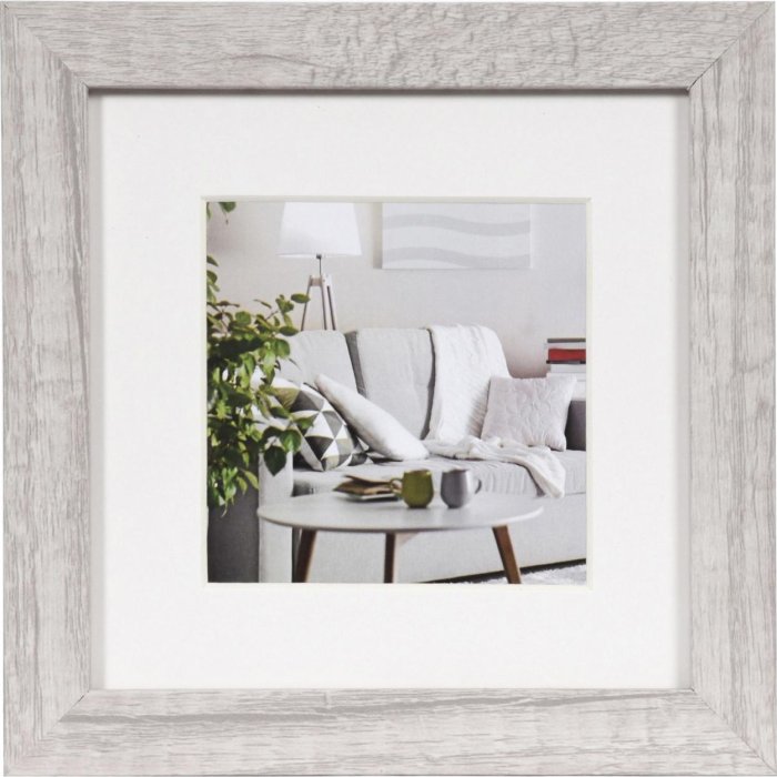 Rámeček na obrázky Henzo Modern white 15x15 cm s paspartou 10x10 cm