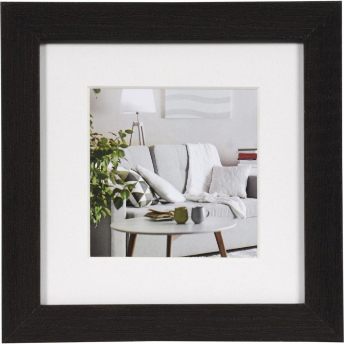 Rám na obraz moderní 15x15 cm tmavě hnědý