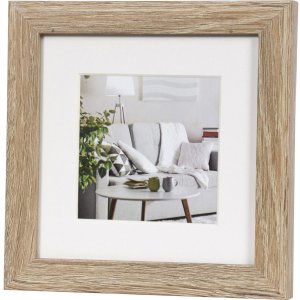 Henzo rám na obrázky Modern 15x15 cm středně hnědý s paspartou 10x10 cm