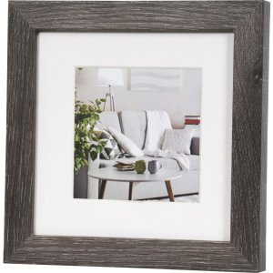 Rám na obraz moderní 15x15 cm tmavě šedý