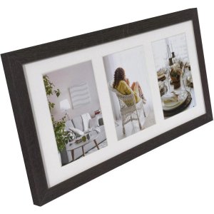 Fotogalerie Moderní 20x40 cm tmavě hnědá 3 fotografie 10x15 cm