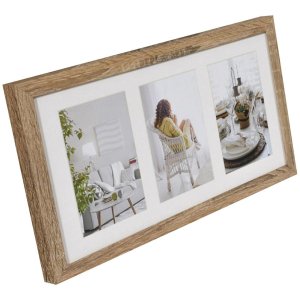 Fotogalerie Moderní 20x40 cm středně hnědá 3 fotografie 10x15 cm