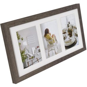 Fotogalerie Moderní 20x40 cm tmavě šedá 3 fotografie 10x15 cm