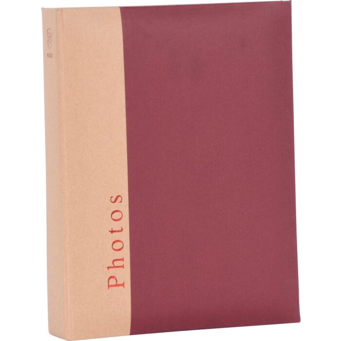 Henzo slip-in album Kapitola 200 fotografií 10x15 cm vínově červená 19,5x25 cm
