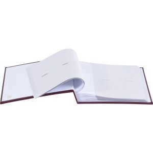 Henzo slip-in album Edition 200 fotografií 10x15 cm červený koženkový obal s okénkem