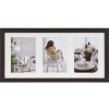 Fotogalerie Moderní 23x50 cm tmavě hnědá 3 fotografie 13x18 cm