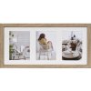 Henzo Fotogalerie Moderní 23x50 cm středně hnědá 3 fotografie 13x18 cm
