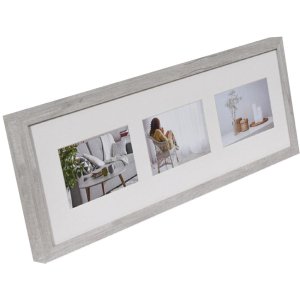 Henzo Fotogalerie Moderní 20x60 cm bílá 3 fotografie 10x15 cm