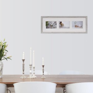 Henzo Fotogalerie Moderní 20x60 cm bílá 3 fotografie 10x15 cm