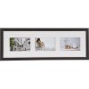 Henzo Fotogalerie Moderní 20x60 cm tmavě hnědá 3 fotografie 10x15 cm
