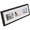 Henzo Fotogalerie Moderní 20x60 cm tmavě hnědá 3 fotografie 10x15 cm