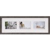 Henzo Fotogalerie Moderní 20x60 cm tmavě šedá 3 fotografie 10x15 cm