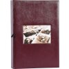 Henzo slip-in album Edition 300 fotografií 10x15 cm červená koženka s okénkem