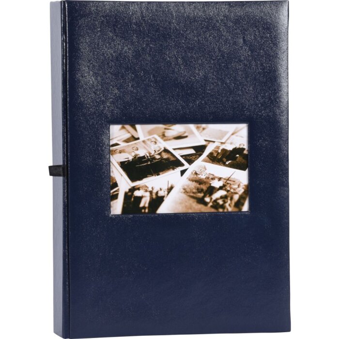 Henzo slip-in album Edice modrá 300 fotografií 10x15 cm koženka