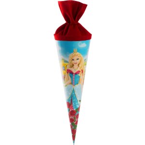 Goldbuch Schultüte Prinzessin 35 cm bunt rot