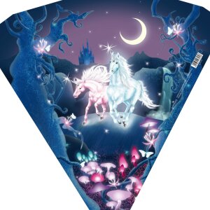 Goldbuch Školní taška Unikátní jezdec 35 cm živě fialová