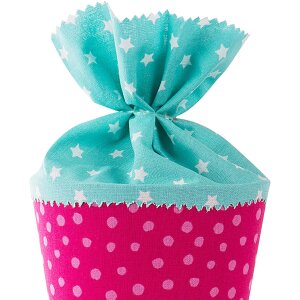 Goldbuch školní taška New Stars 35 cm růžová modrá