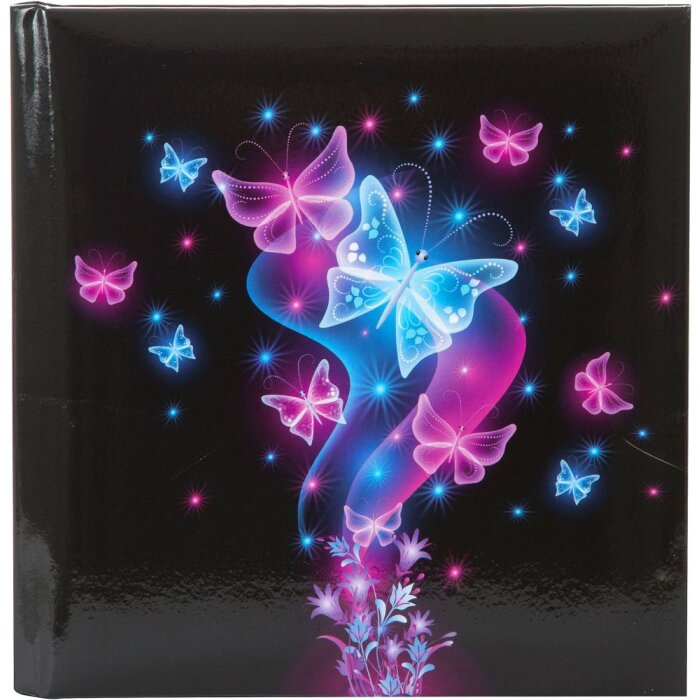 Goldbuch Poesiealbum Schmetterling 16,5x16,5 cm 96 weiße Seiten
