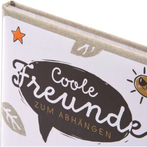 Goldbuch Knižka přátel Happylife Faultier A5 15x21 cm 88 stran