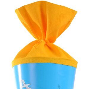 Goldbuch školní taška světová mapa 70 cm kulatá s oranžovým vlněným uzávěrem