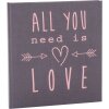 Goldbuch svatební deník All you need is love šedý 23x25 cm 44 stran