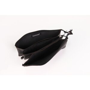 Clairefontaine školní batoh z kůže s třemi kapsami černý