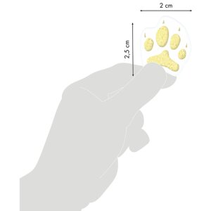 Clairefontaine Phospho Stick sada 2 listů 14,8x21 cm svítící žluté kočky