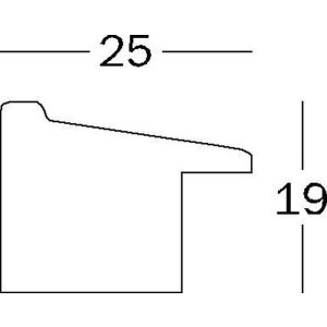 Český obrazový rám 10x15 cm buk