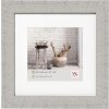 Dřevěný rám Walther HOME světle šedý 20x20 cm s paspartou 15x15 cm