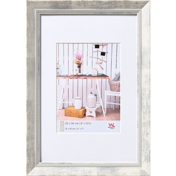Walther rám na obrázky Chalet white 20x30 cm s paspartou 15x20 cm