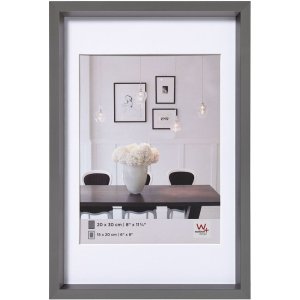 Plastový rám Steel Style 30x45 cm ocel
