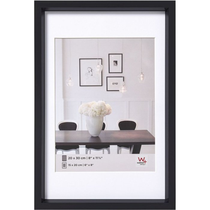 Plastový rám Steel Style 40x60 cm černý