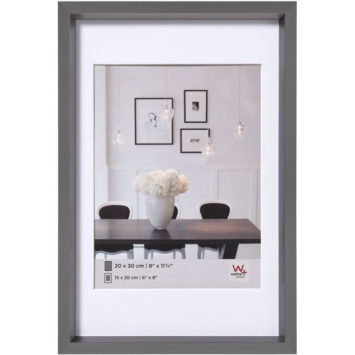 Plastový rám Steel Style 40x60 cm ocel