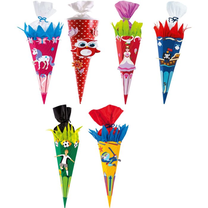 Goldbuch Sada na výrobu školní tašky 70 cm – 13 kreativních motivů