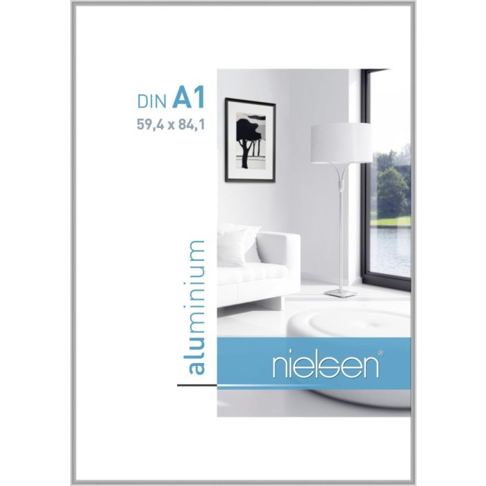 Hliníkový rám Nielsen Classic stříbrný 60x84 cm DIN A1