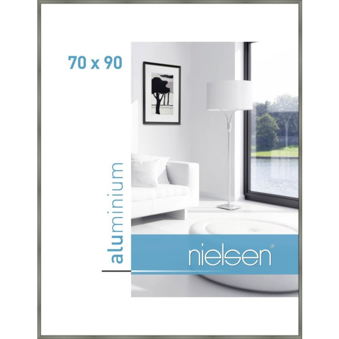 Hliníkový rám Nielsen Classic platinum 70x90 cm