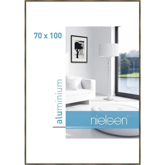 Nielsen hliníkový rám Classic structure ořech 70x100 cm