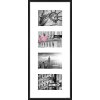 Nielsen hliníkový rám Gallery Junior černý 4 fotografie 10x15 cm (25x60 cm)