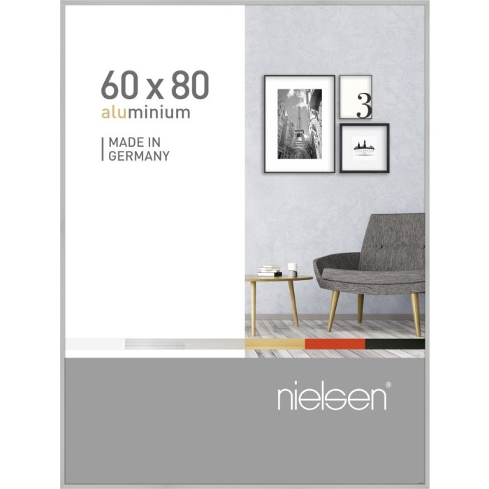 Nielsen hliníkový rám Pixel 60x80 cm stříbrný matný