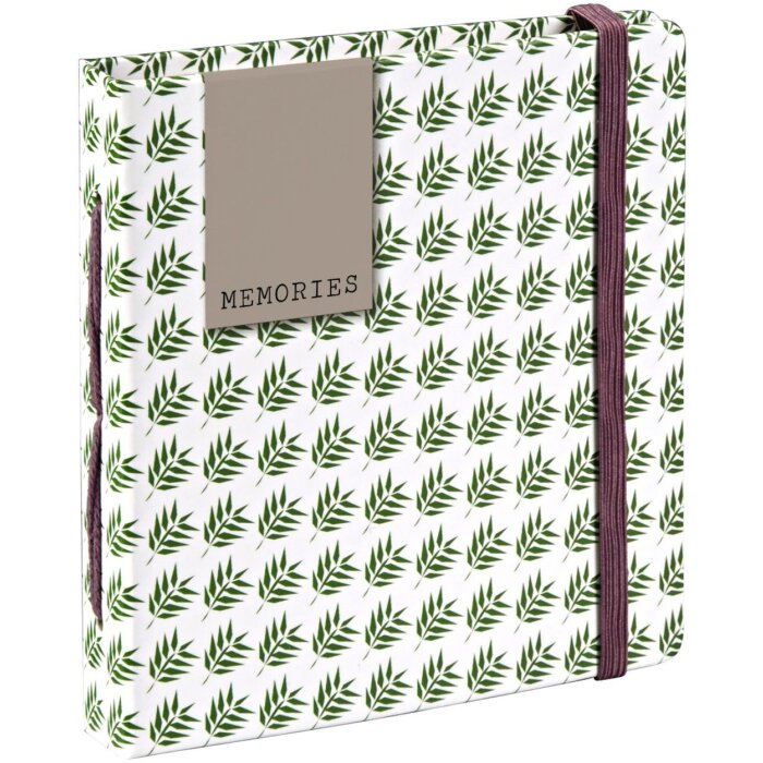 Zasouvací album Hama Fern pro 28 okamžitých fotografií do velikosti 8,9x10,8 cm motiv listů