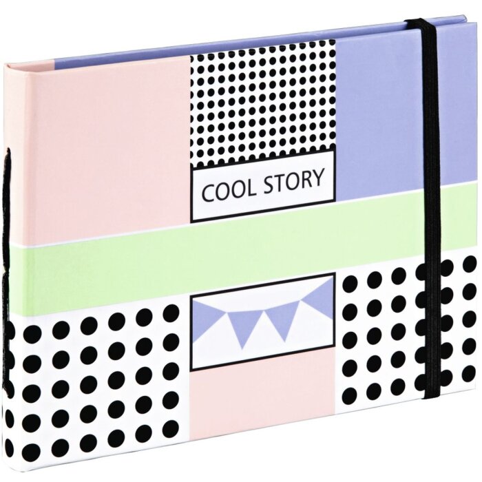 Knižní album Cool Story, 18x13 cm, 20 hnědých stran