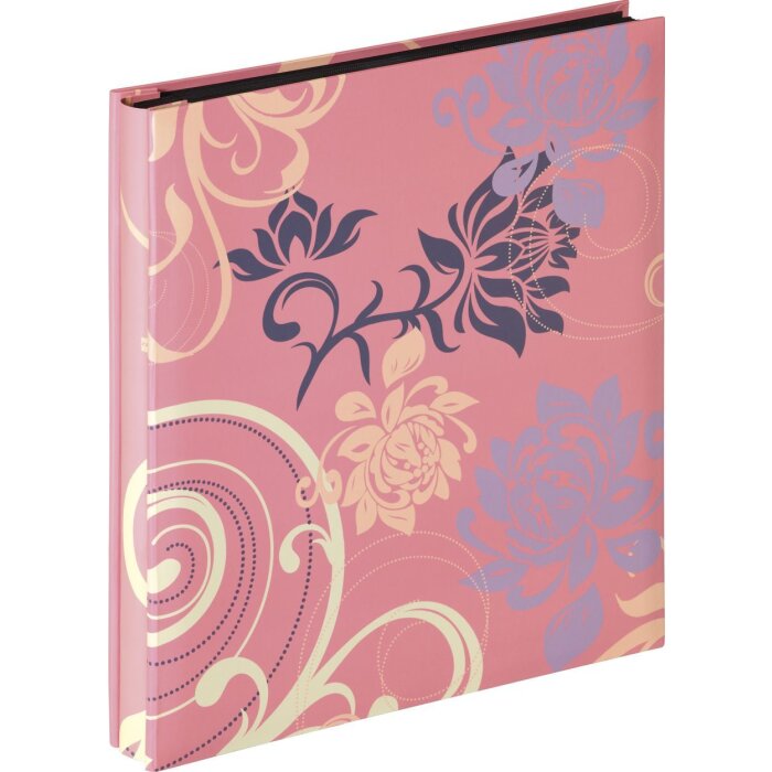 Walther Grindy slip-in album tmavě růžové 400 fotografií 10x15 cm černé vnitřní stránky