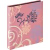 Walther Grindy slip-in album tmavě růžové 400 fotografií 10x15 cm černé vnitřní stránky